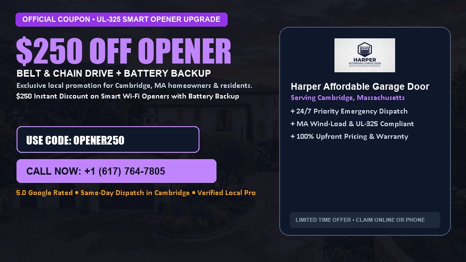 Harper Affordable Garage Door $250 OFF Premium LiftMaster Opener Installation